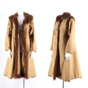 SOLD!✨Rare Fendi Mongolian trim coat ✨